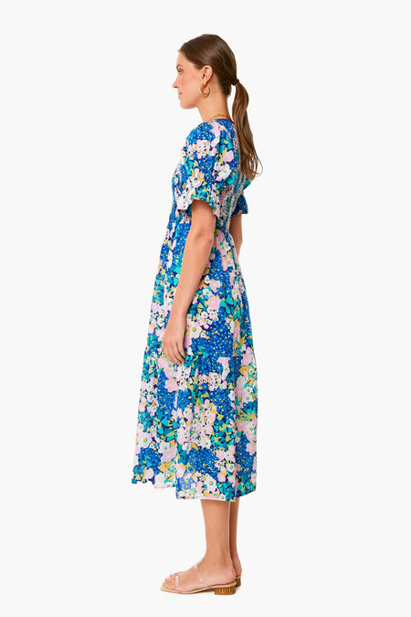 Floral V Neck Sussex Dress
