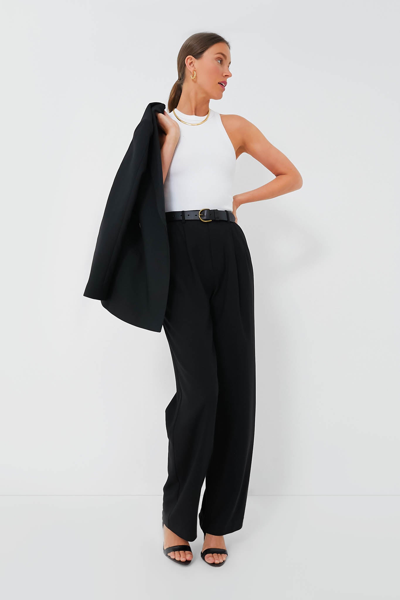 Carrie Viscose Blend Twill Pants