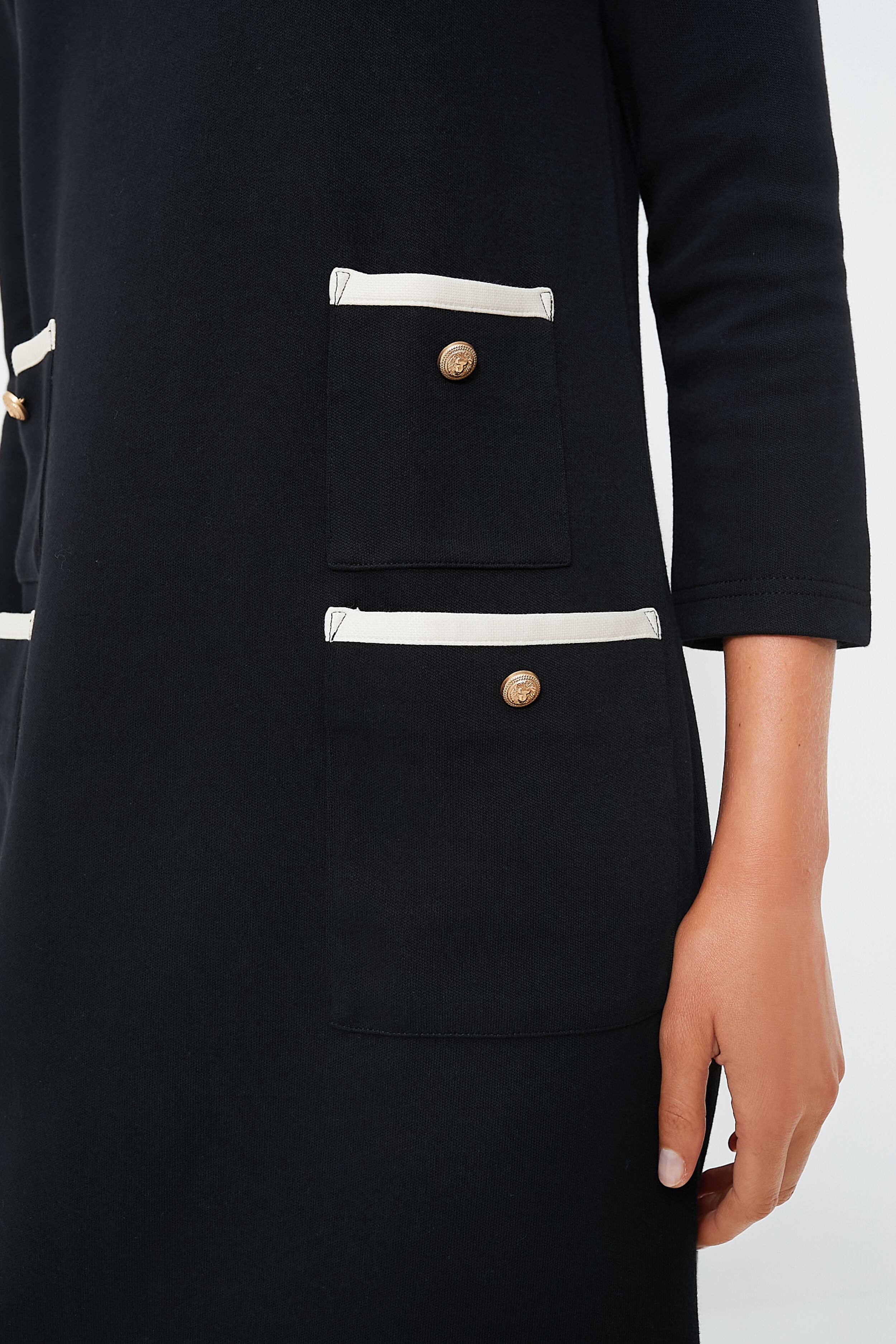 Black Francoise Mod Mini Dress | Tuckernuck