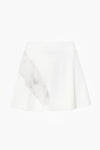 White and Fresh Buds 15 Inch Naomi Tennis Skirt