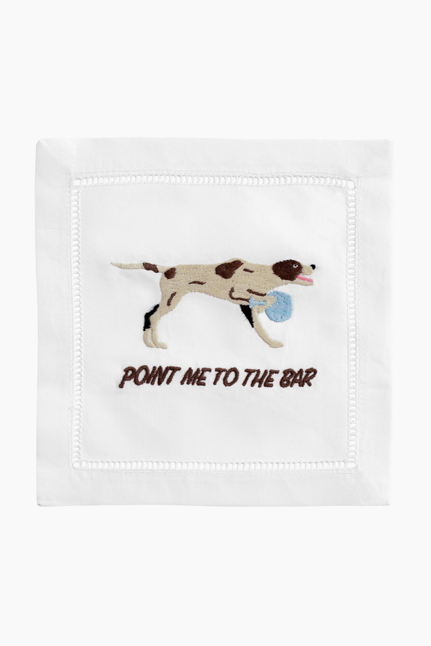 Point Me To The Bar Cocktail Napkins (Set of 4)