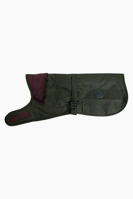Olive Wax Dog Coat Barbour