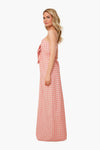 Blush White Polka Dot Kaia Dress