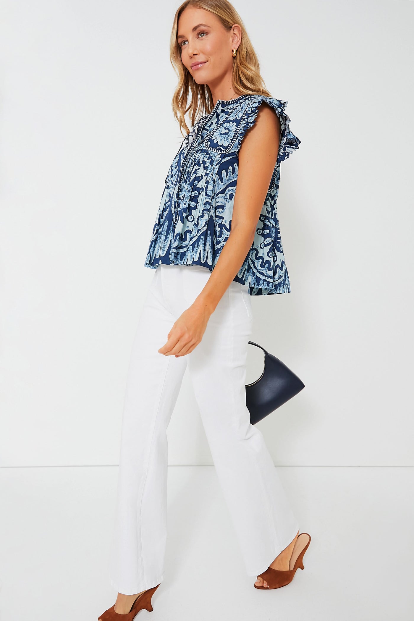 Exclusive Charlough Flutter Sleeve Tank