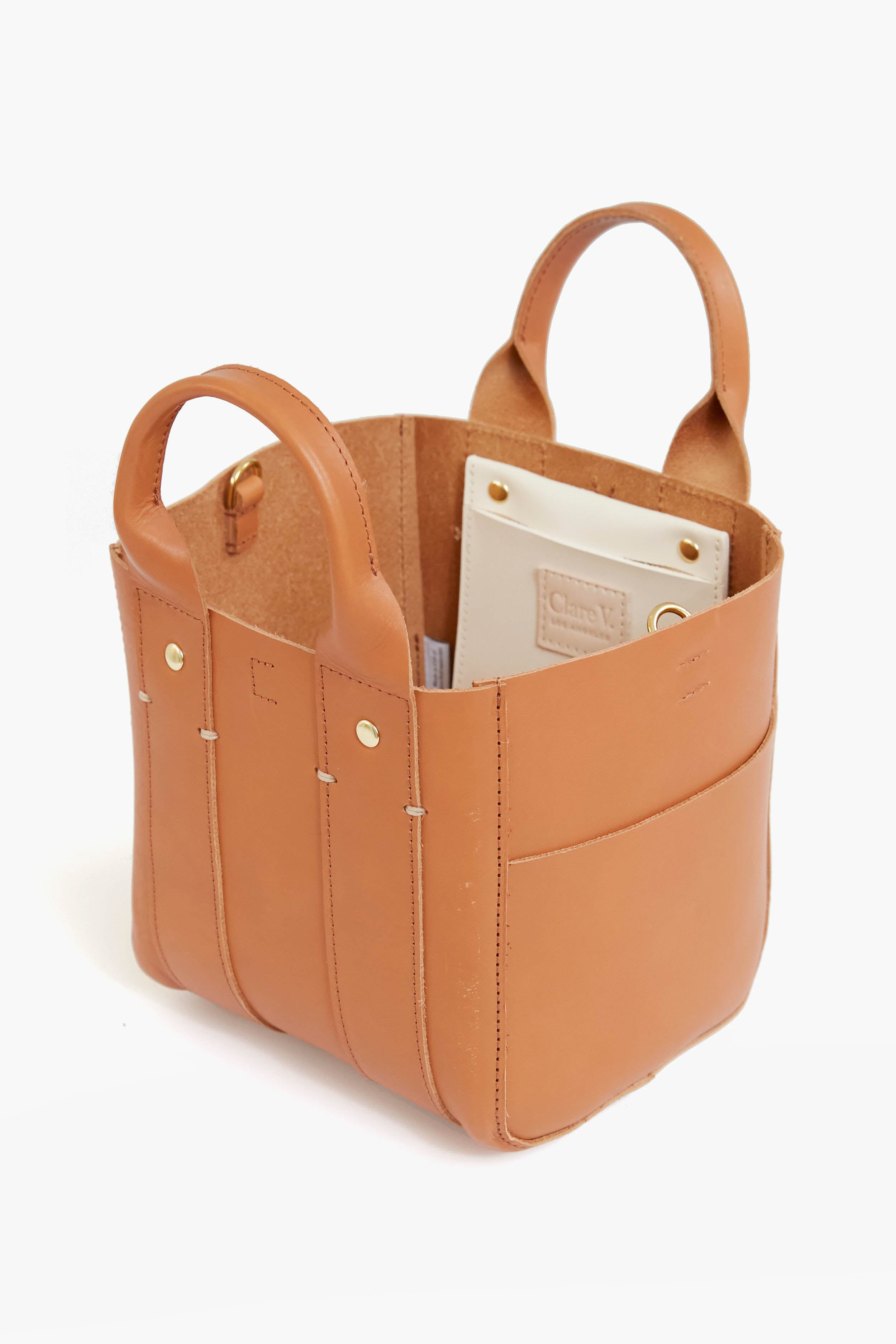 Bags & Small Accessories  Clare V. Le Petit Box Tote Pink