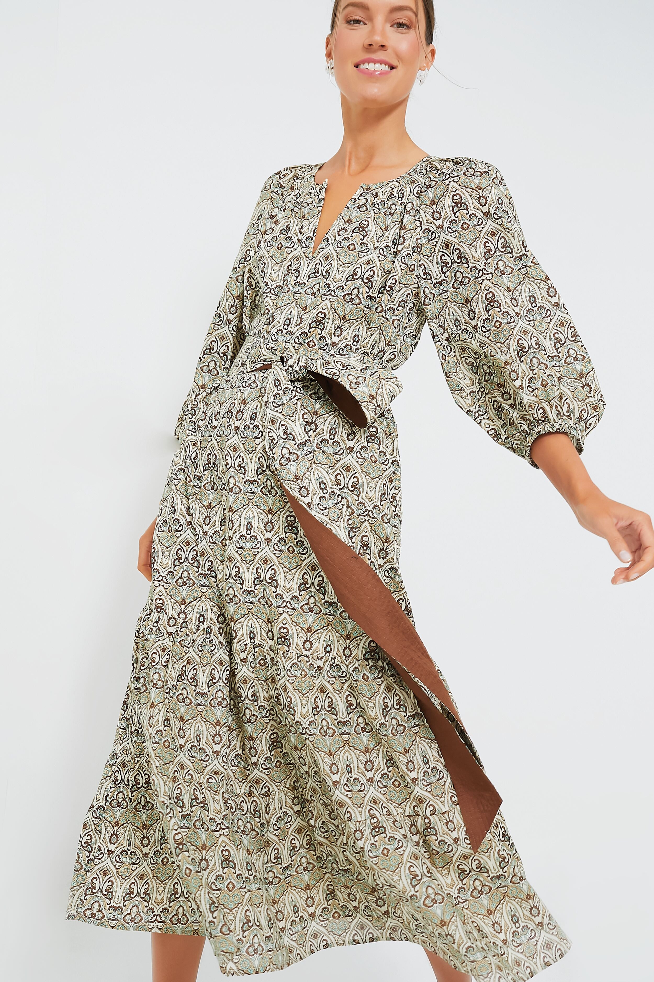 ワンピース mame Stained Glass Printed Dress ワンピース mame Stained Glass Printed Dress Mame Stained Glass