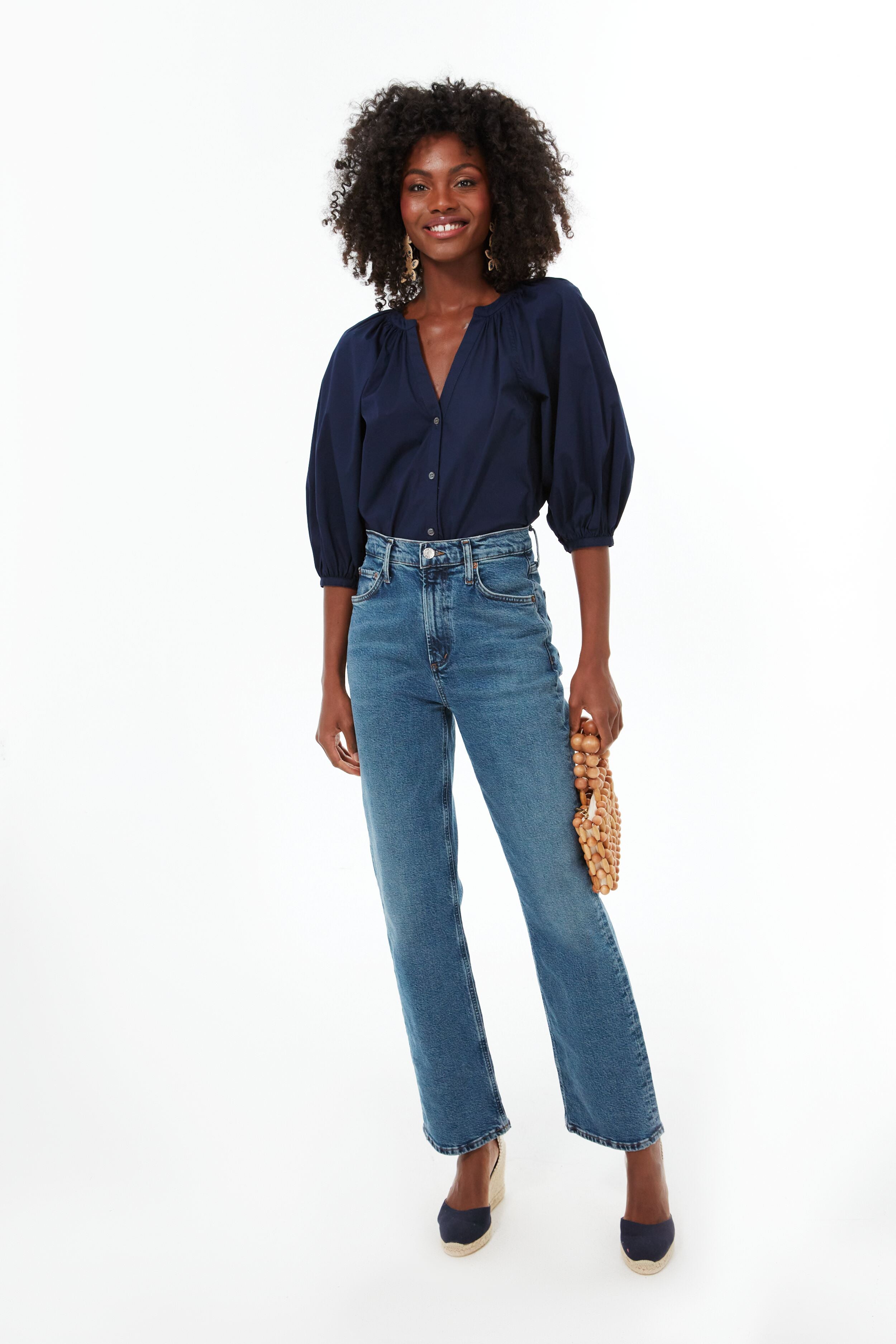 Navy New Dill Top