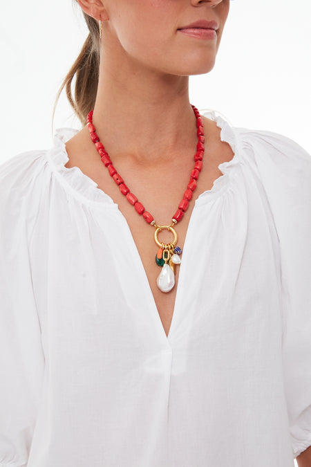 Coral Sweet Escape Necklace