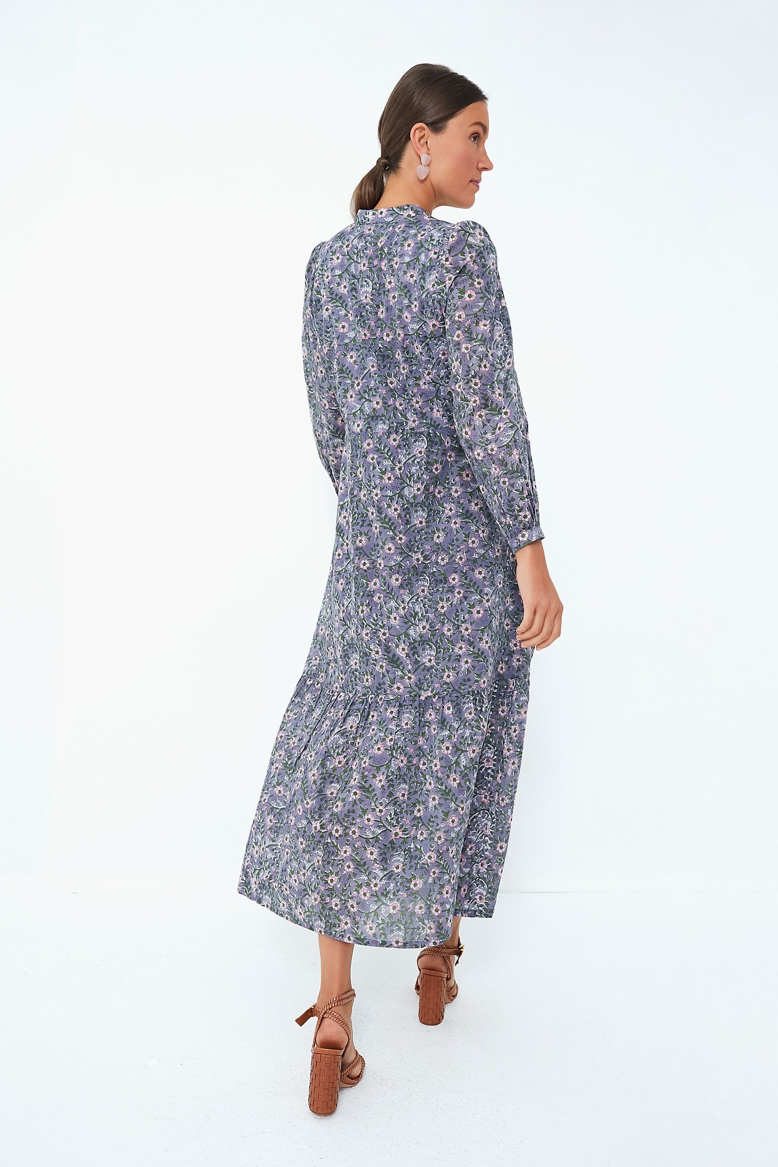 Midnight Wildflower Organic Frances Dress 3