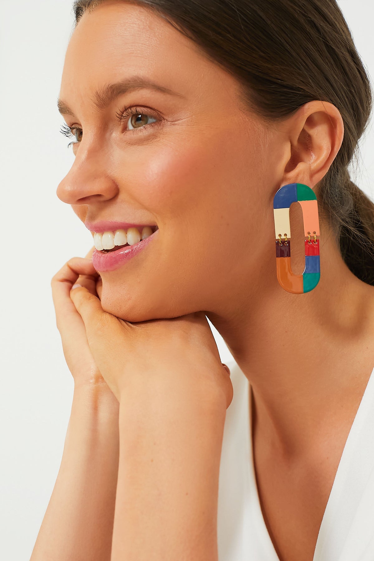 Multi Rancher Oval Earrings