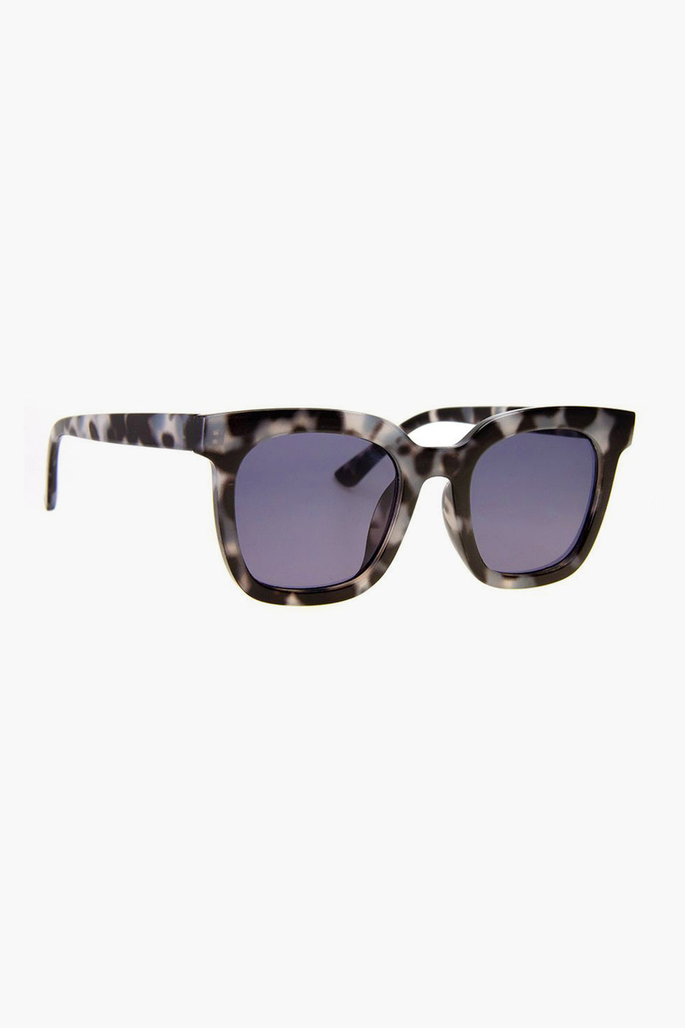 A.J. Morgan Eyewear Gray Tortoise Walker Sunglasses feature a black and white tortoiseshell frame, dark tinted impact-resistant lenses, and UV400 protection for stylish, safe sun coverage.