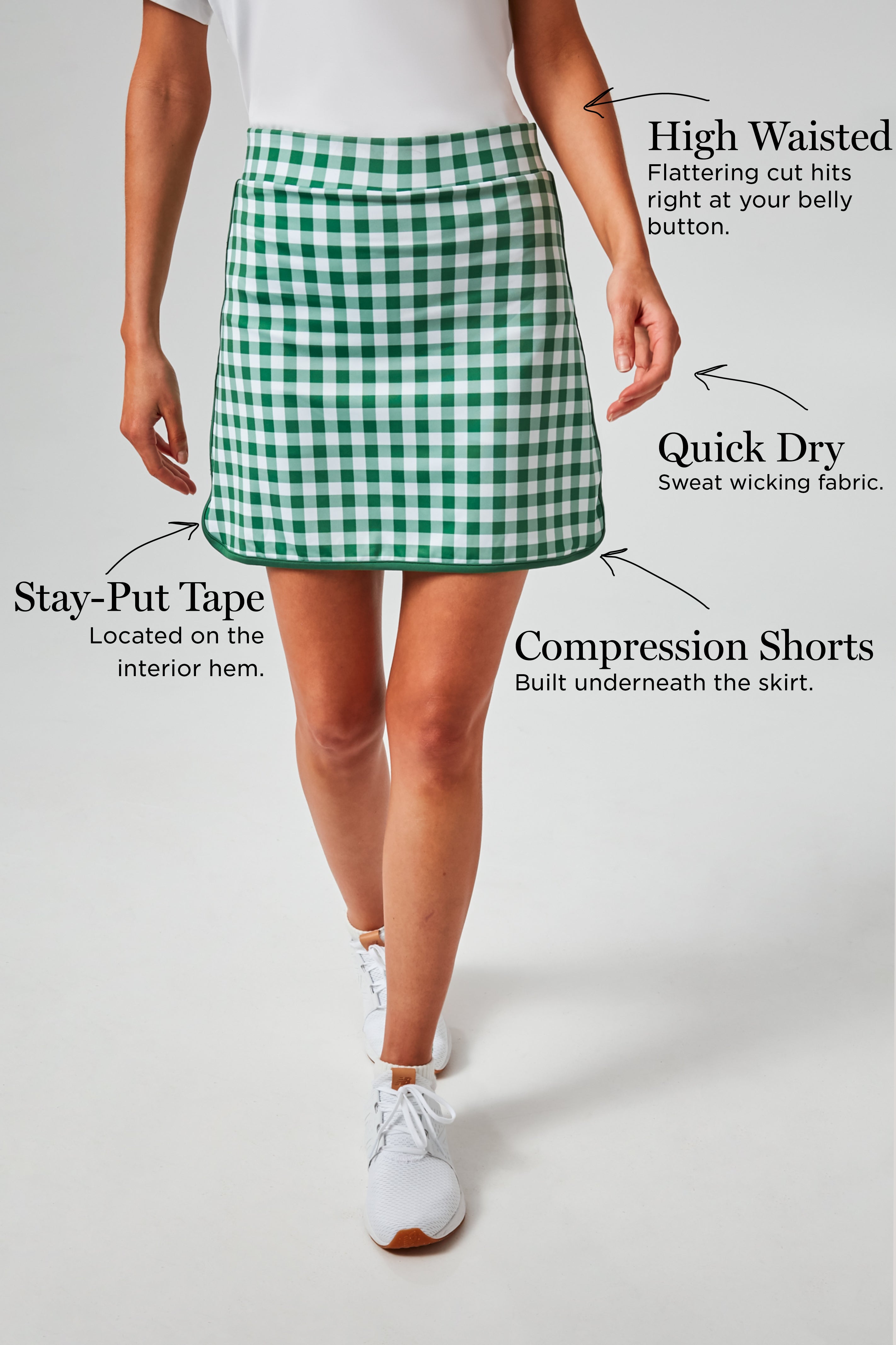 Cotton Plaid Golf Trousers, Par 5