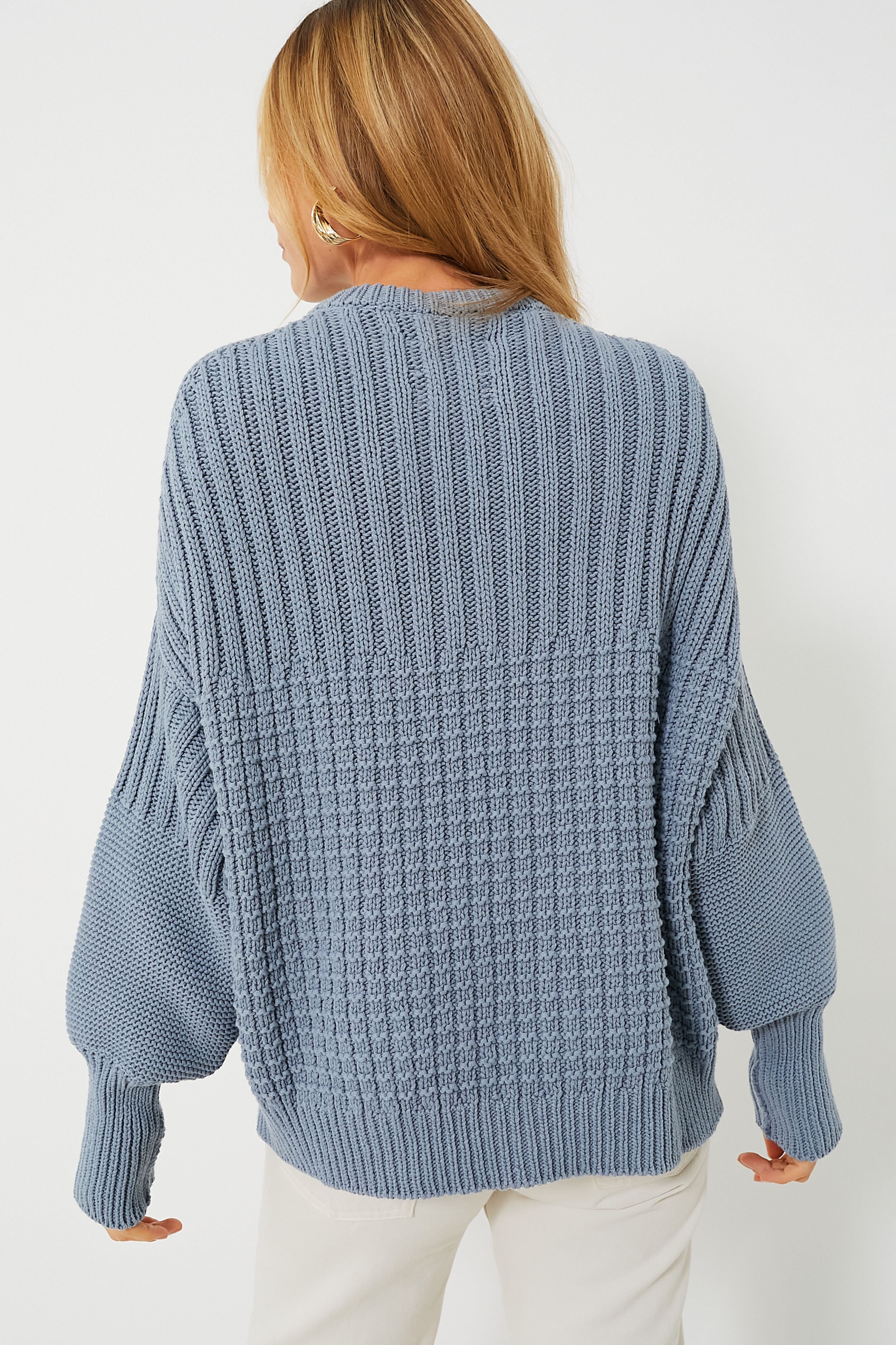 Dusty Blue Delcia Sweater