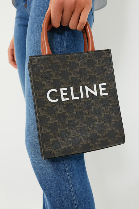 Celine Triomphe Mini Vertical Cabas Tote Tuckernuck Archive