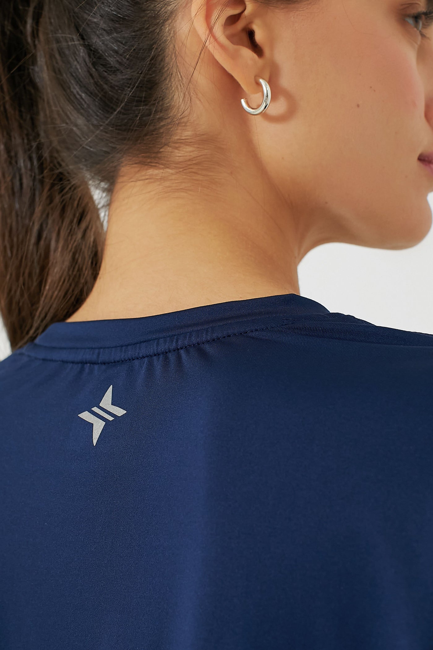 Navy Long Sleeve Performance Jersey Ryan Boyfriend Tee