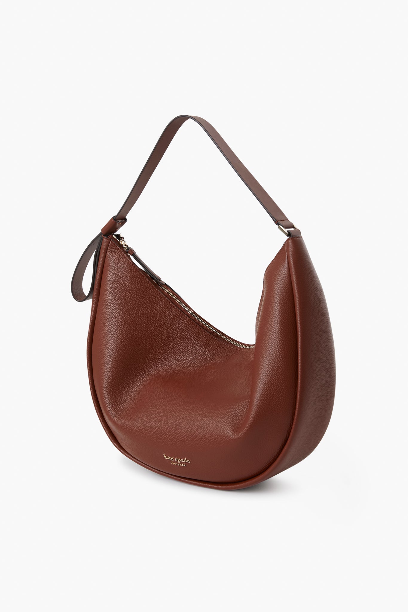 Deep Umber Smile Large Shoulder Bag