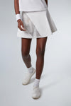 White and Fresh Buds 15 Inch Naomi Tennis Skirt