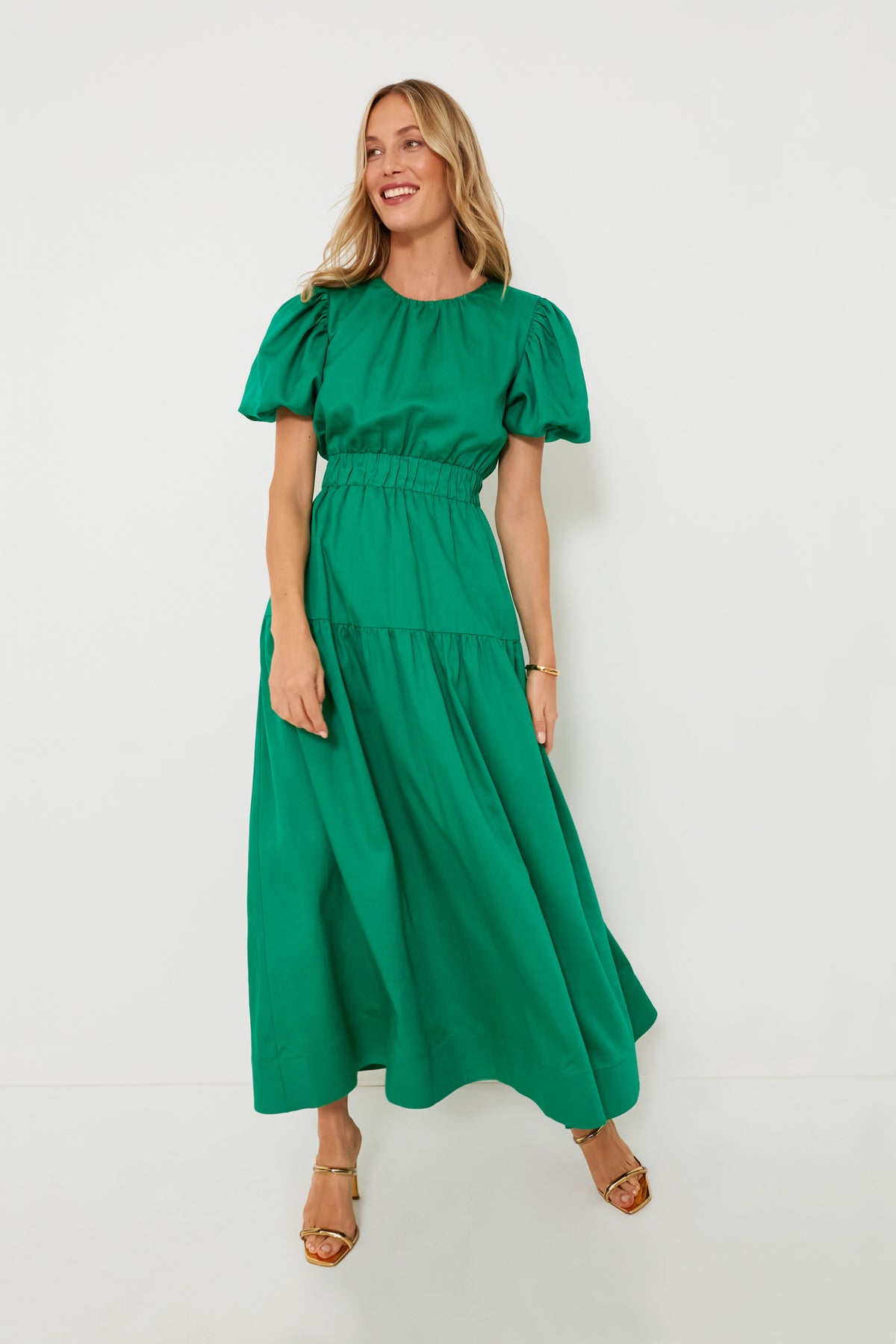 green emerald velvet dress Dress Party Short by Hyacinth House in Green, Size: XXL main image 1