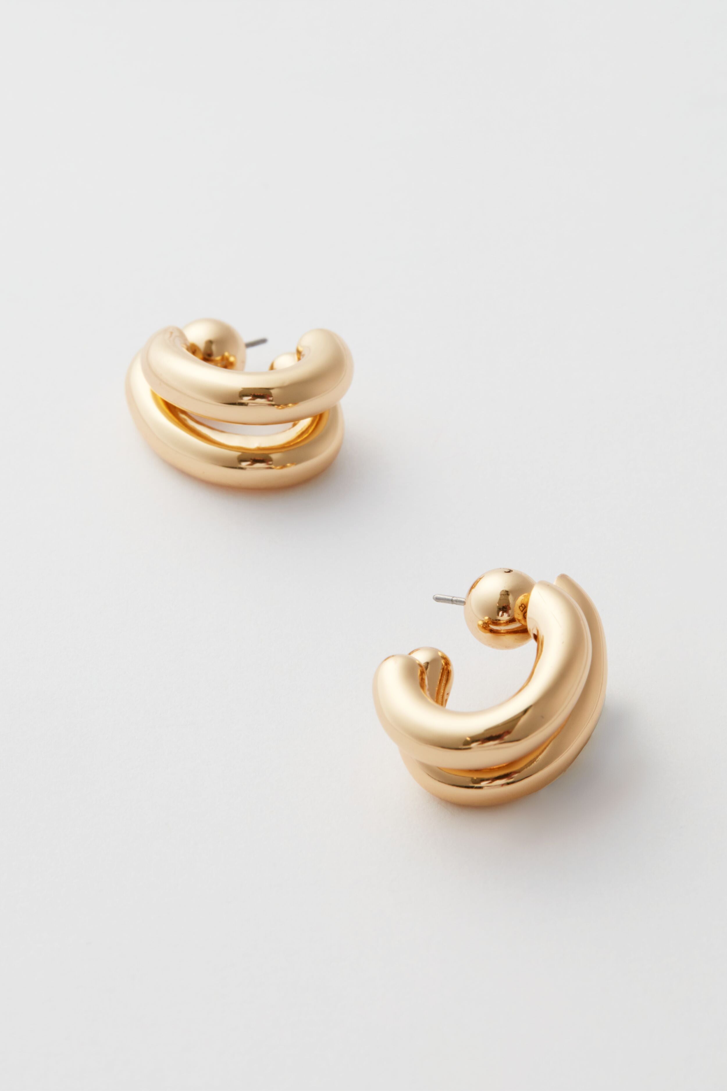 High Polish Gold Florence Earrings