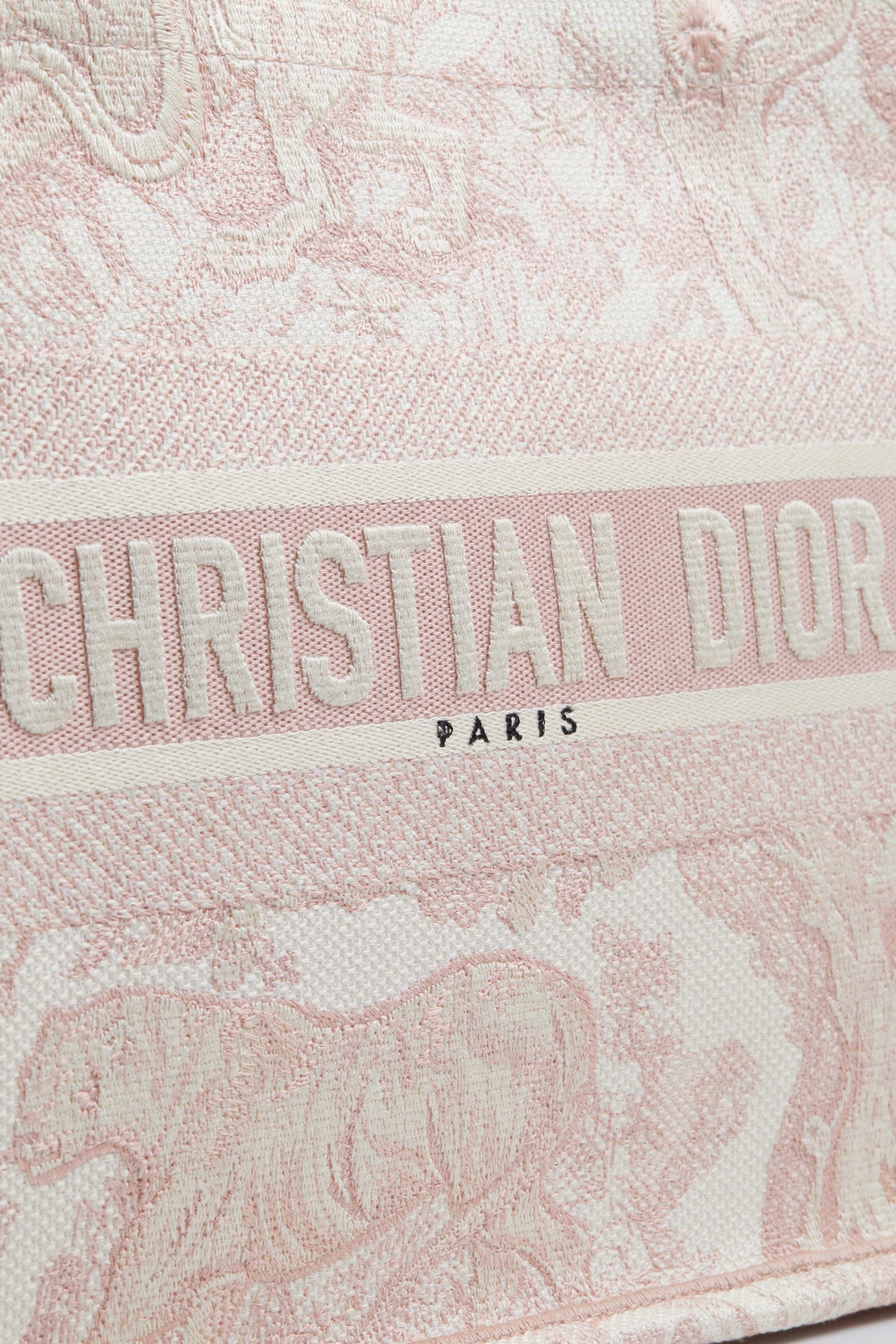 Dior Pink Medium Book Tote