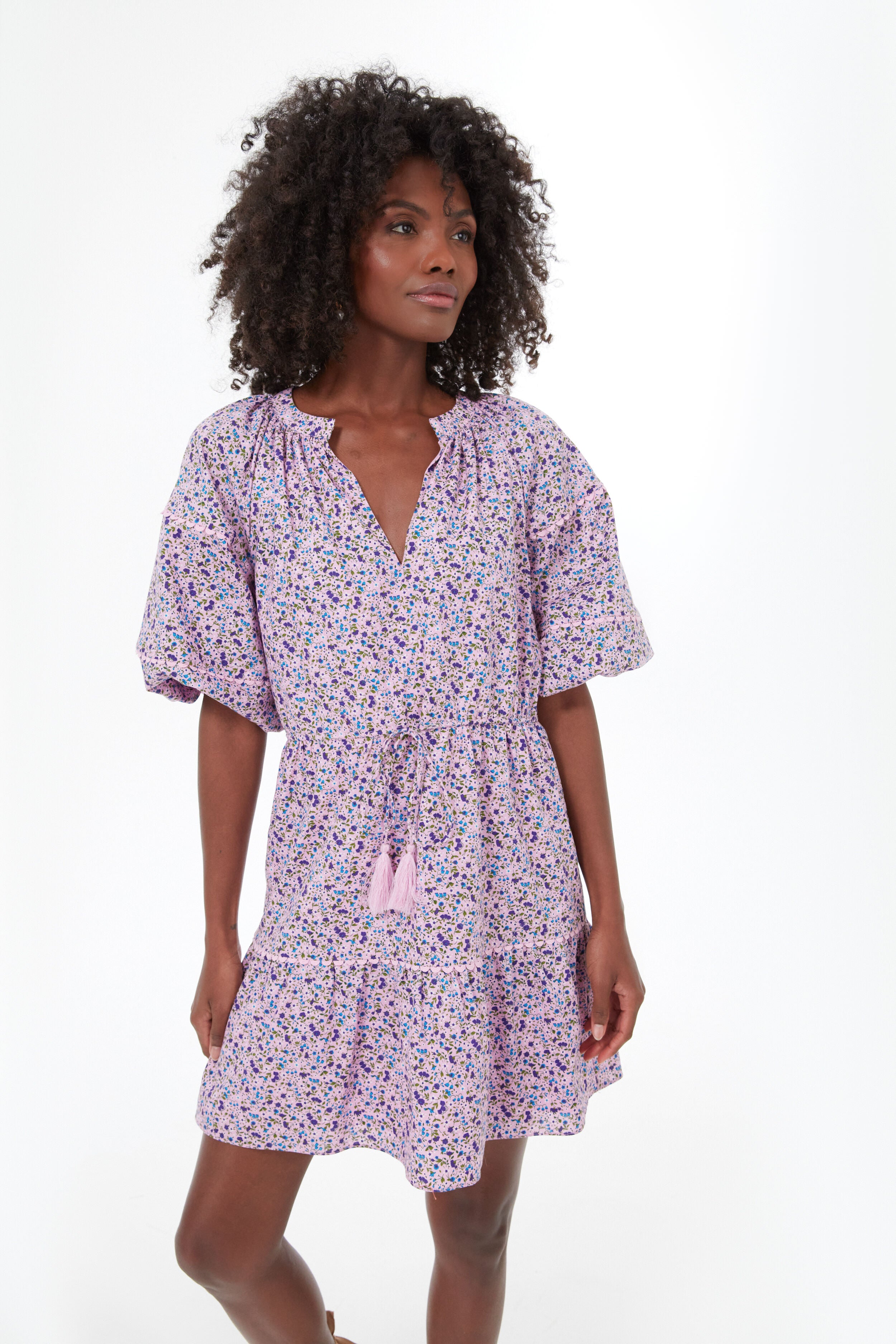 Purple Floral Matilda Dress | Hyacinth House | Tuckernuck