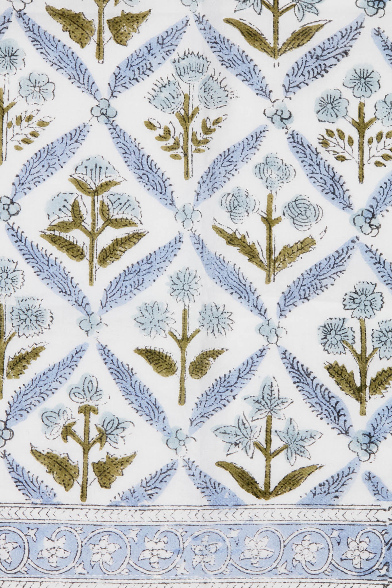Hydrangea Blue Garden Trellis Napkins Set of 4