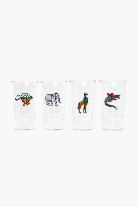 Party Animal Tumblers (Set of 4)