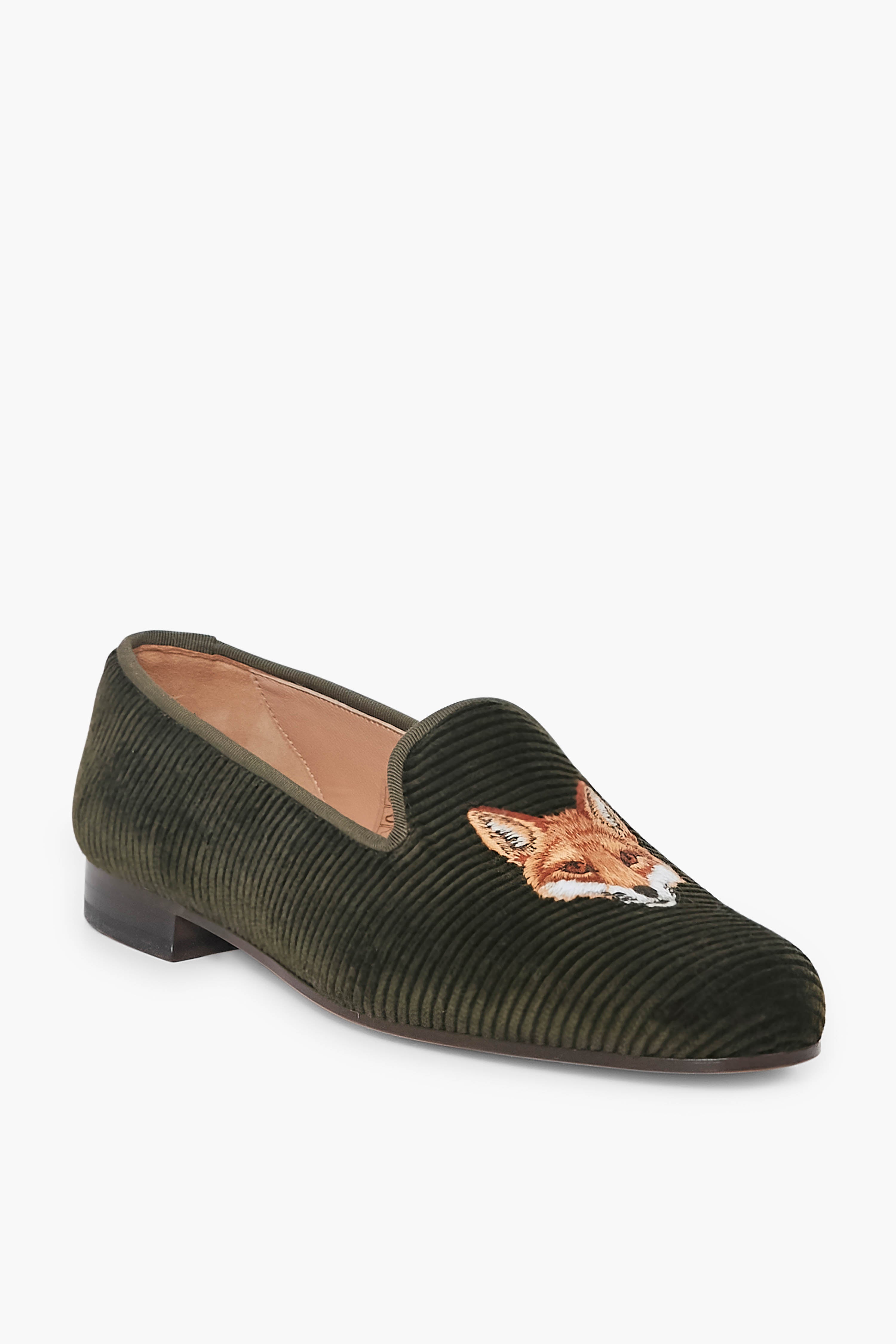 Forest Cord Fox Loafers | Stubbs & Wootton