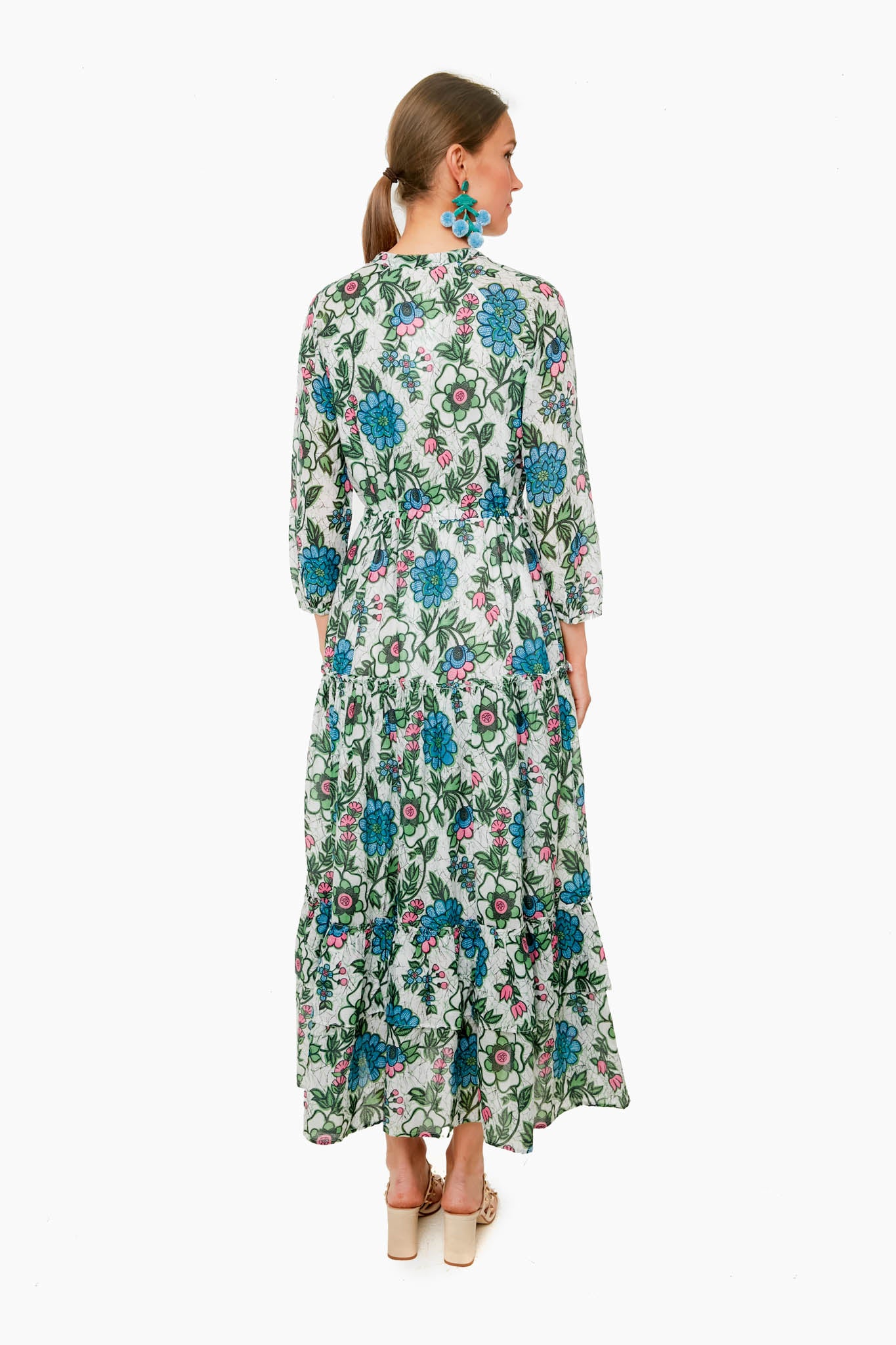 Freyja Flower White Bazaar Dress