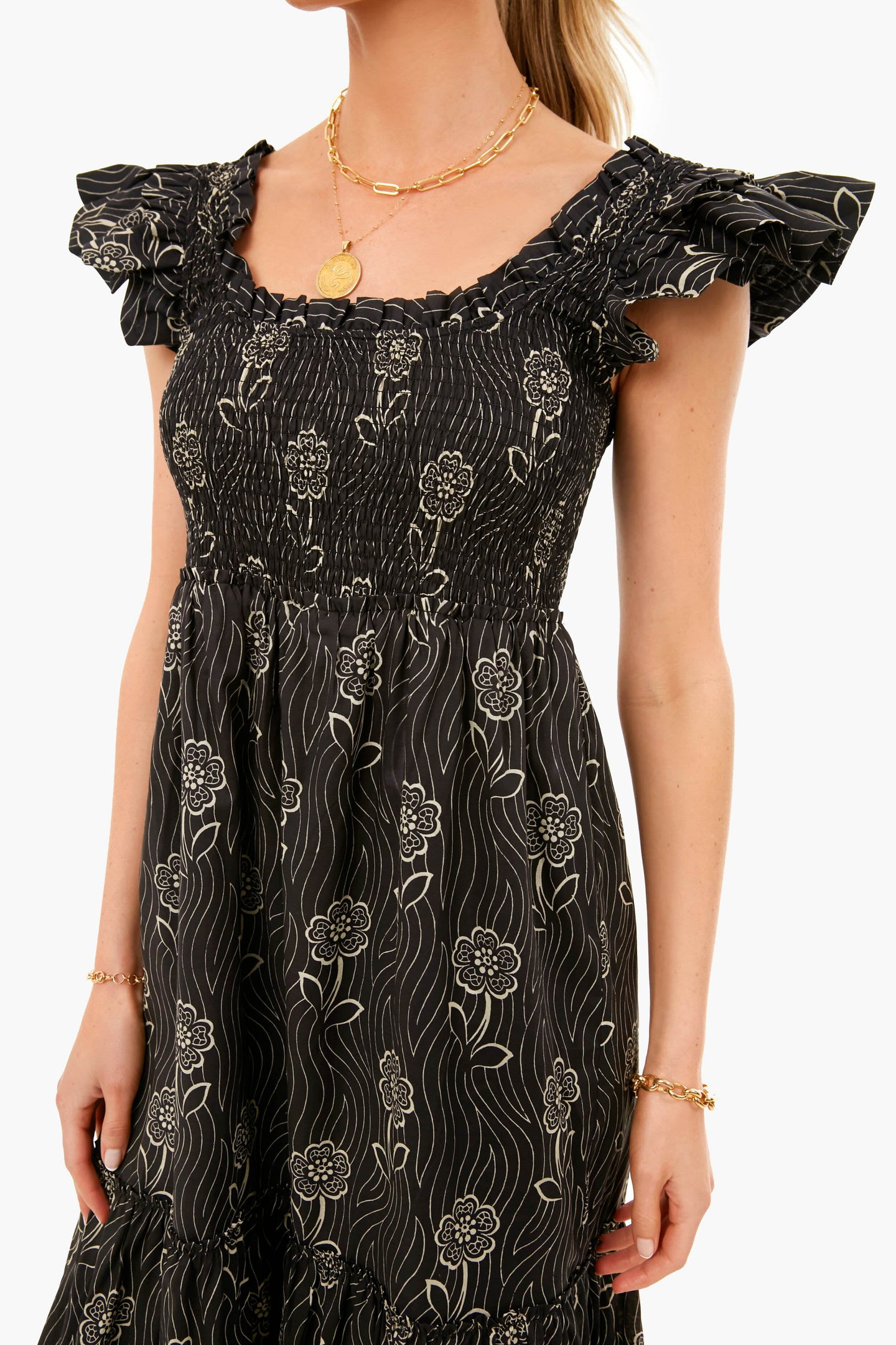 Midnight Posy Mallie Dress