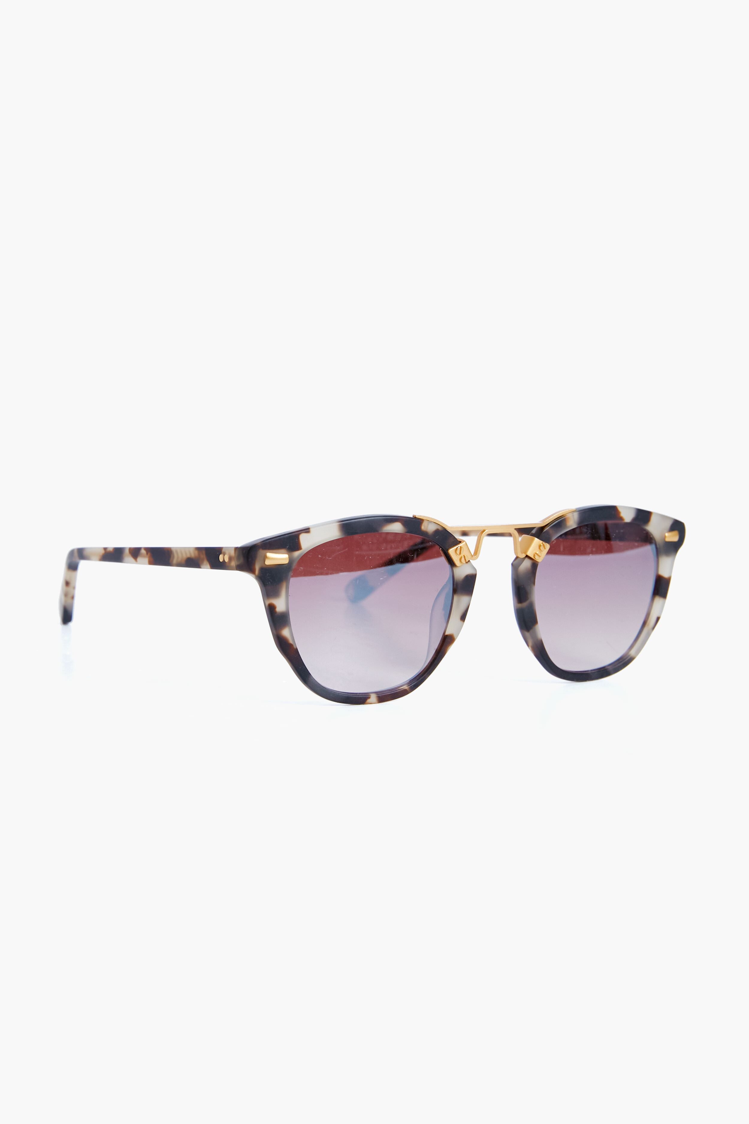 Matte Malt Mirrored 24K Beau Sunglasses