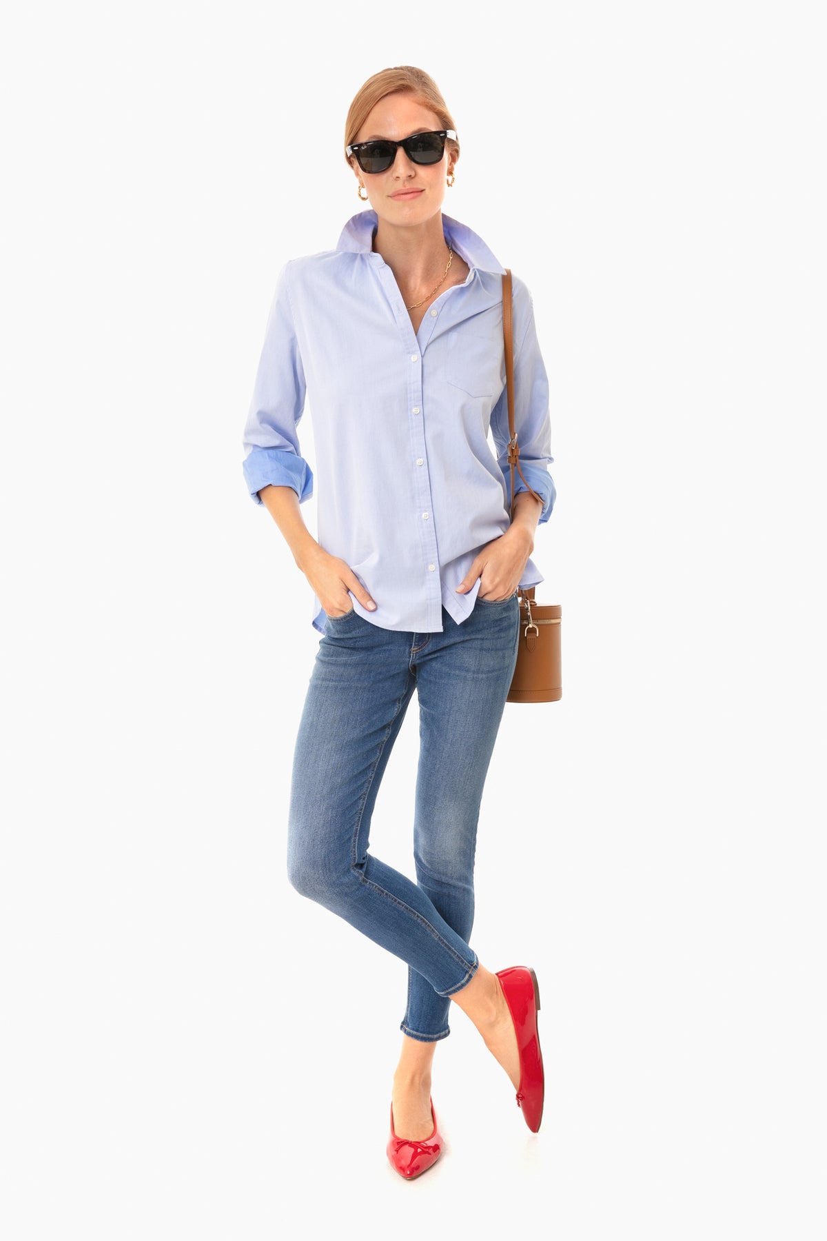 Light Blue Grace Classic Shirt