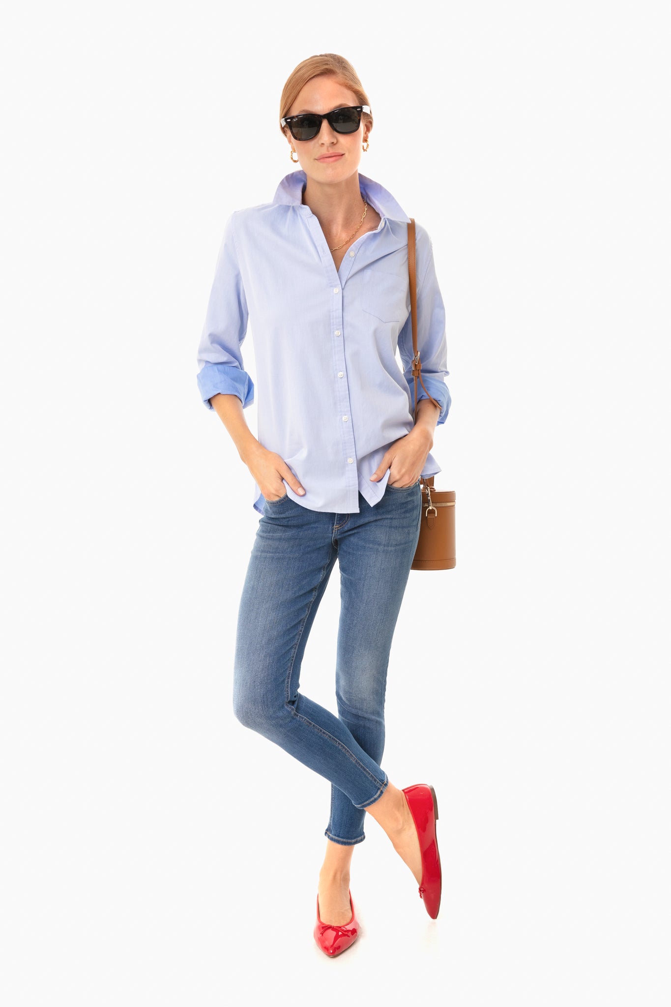 Light Blue Grace Classic Shirt