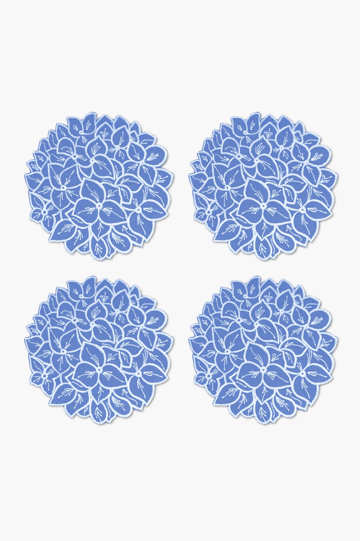Hydrangea Linen Coasters