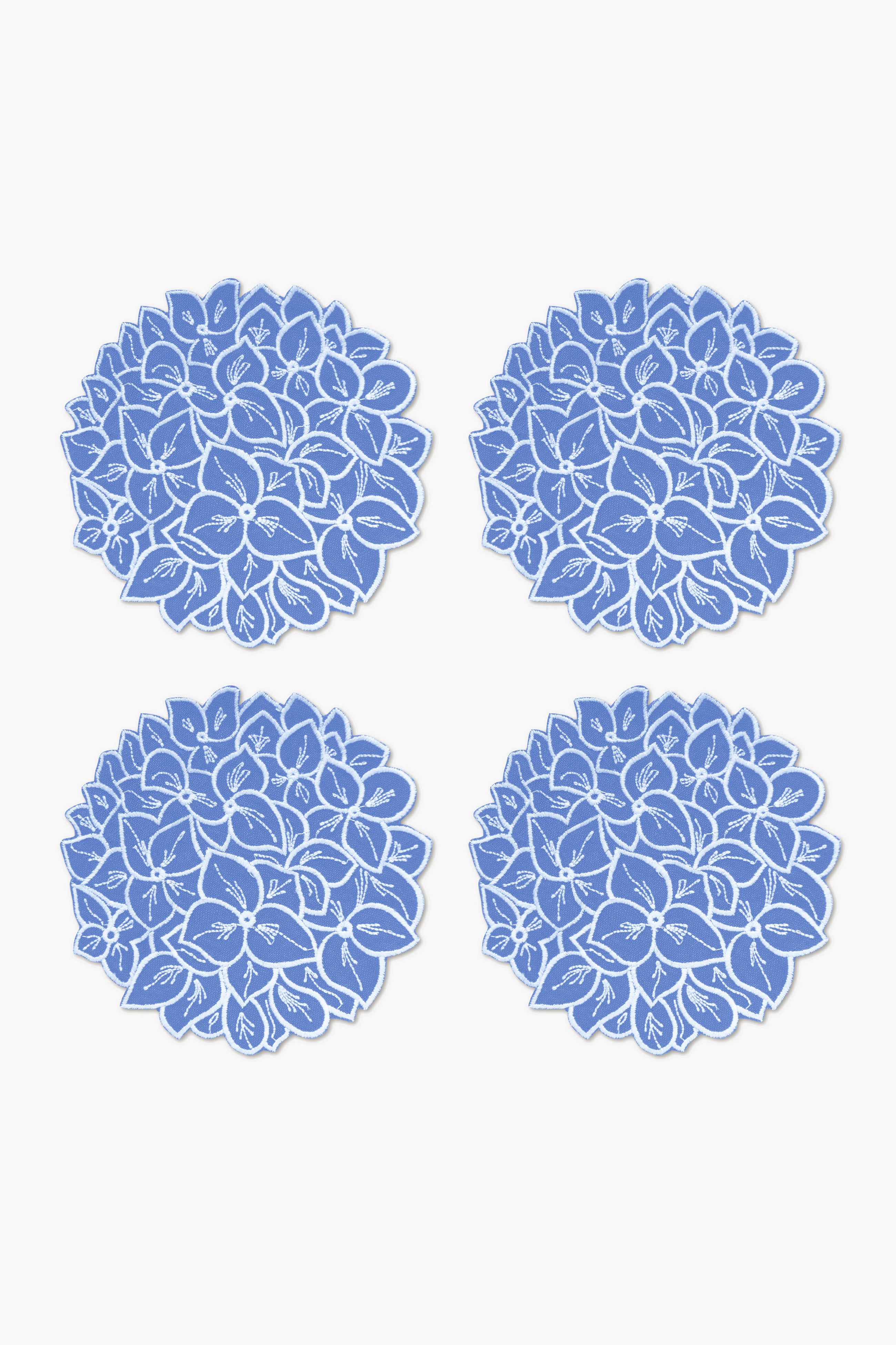 Hydrangea Linen Coasters