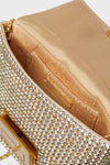 Gold Gauge Diamante June Bag