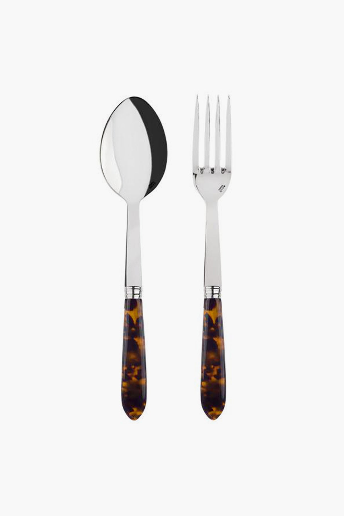 Faux Tortoise Serving Set