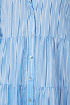 Shades of Blue Stripe Cara Dress