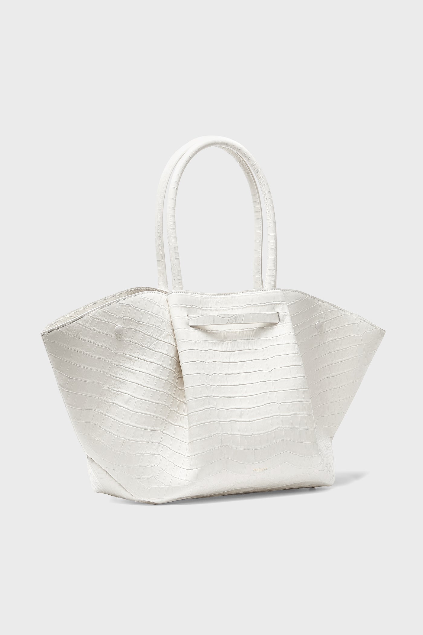 Off White Croc Effect New York Bag
