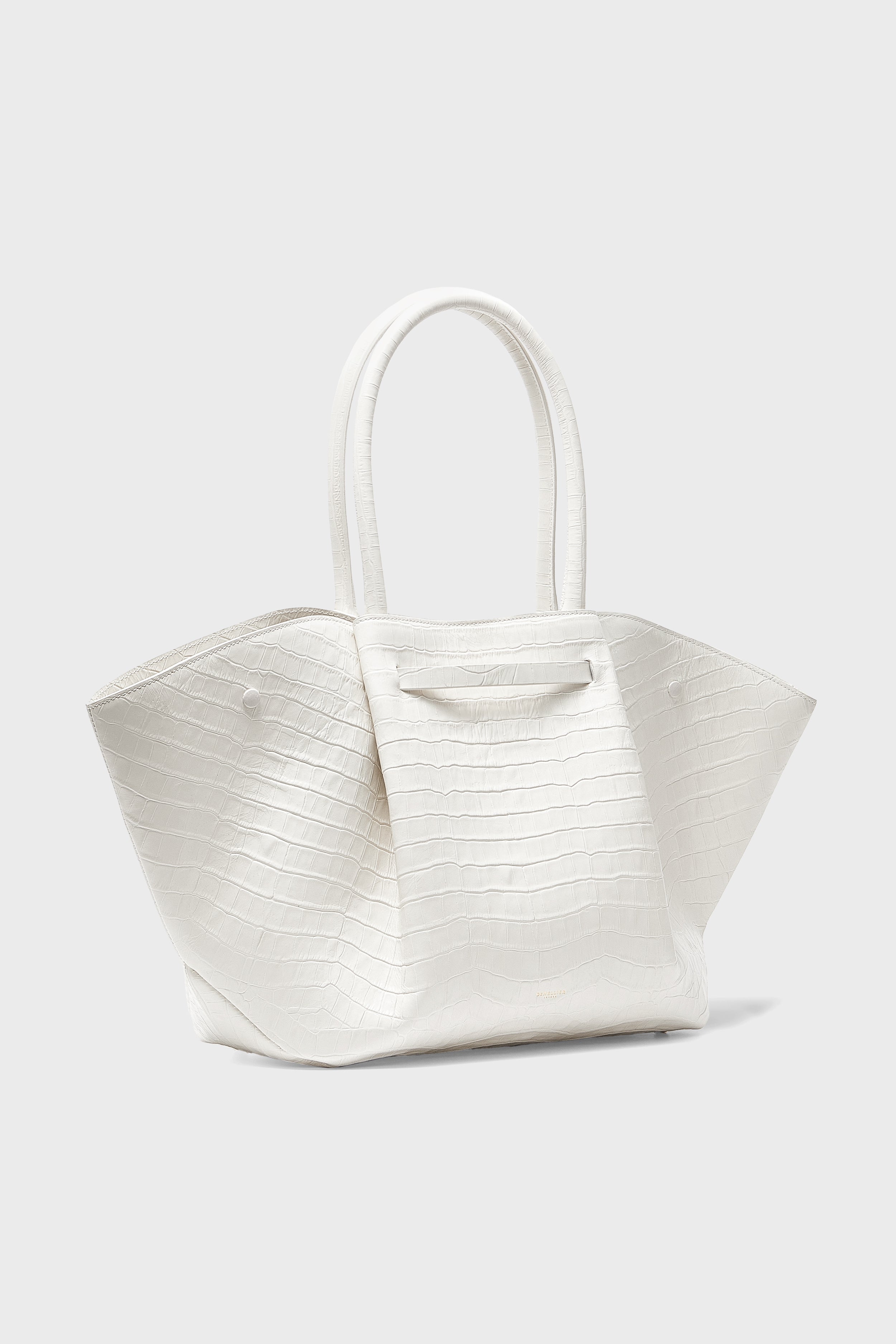 Off White Croc Effect New York Bag