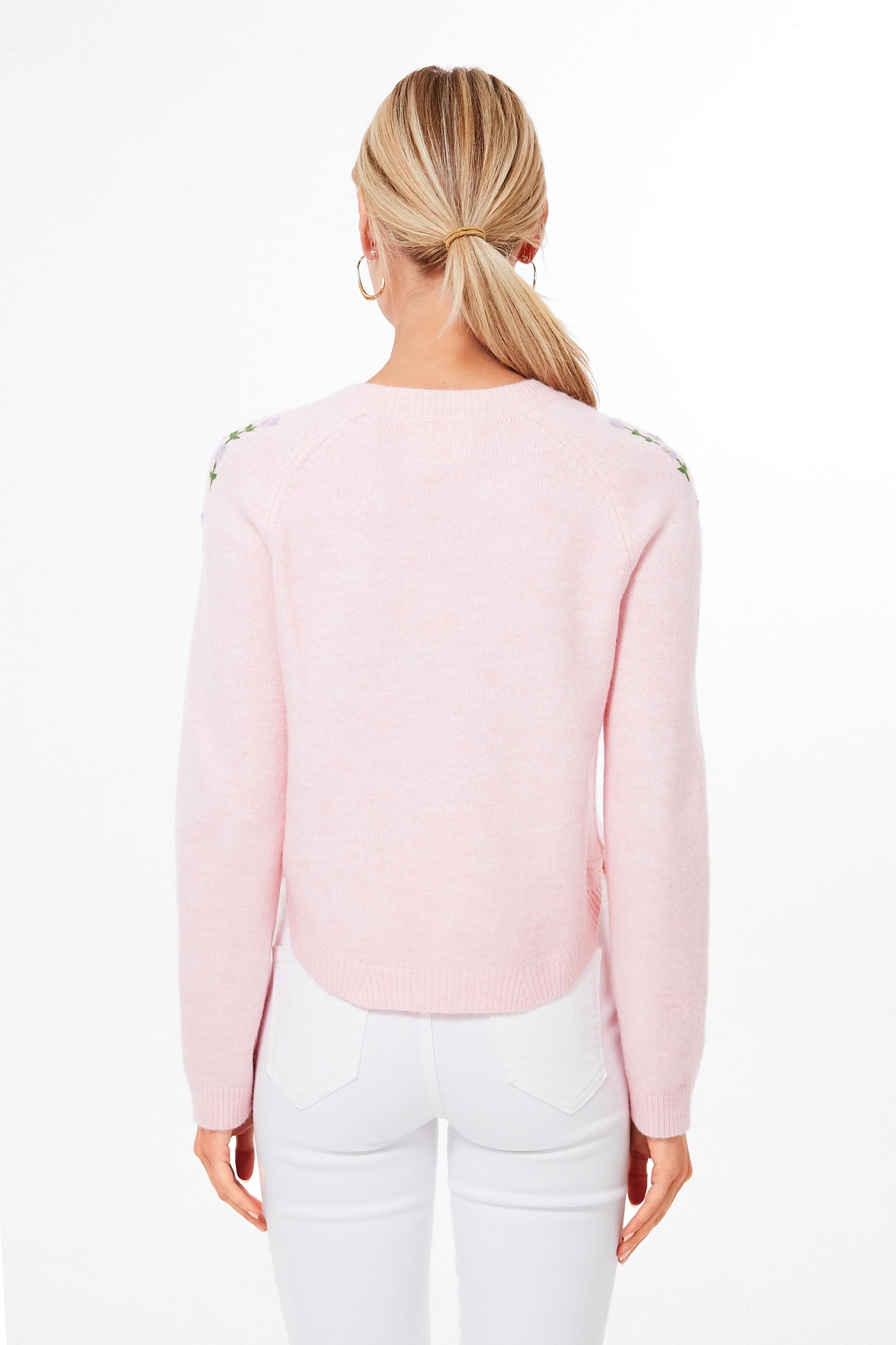 Namu Shop - ts(s) Lightweight Chambray Pullover Shirt Dress - Pink