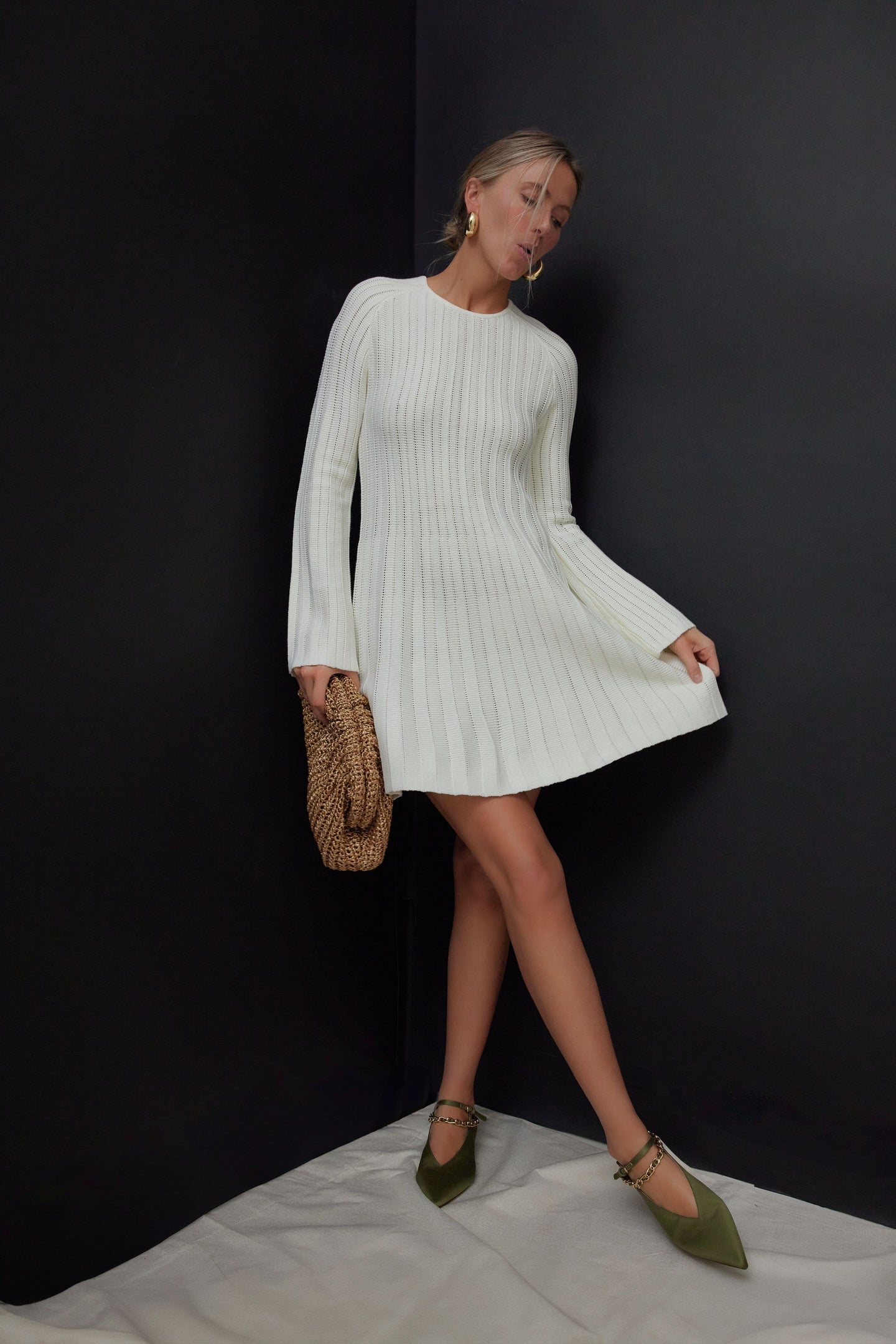 Ivory Adi Knit Dress