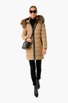 Dark Camel Calla Down Coat