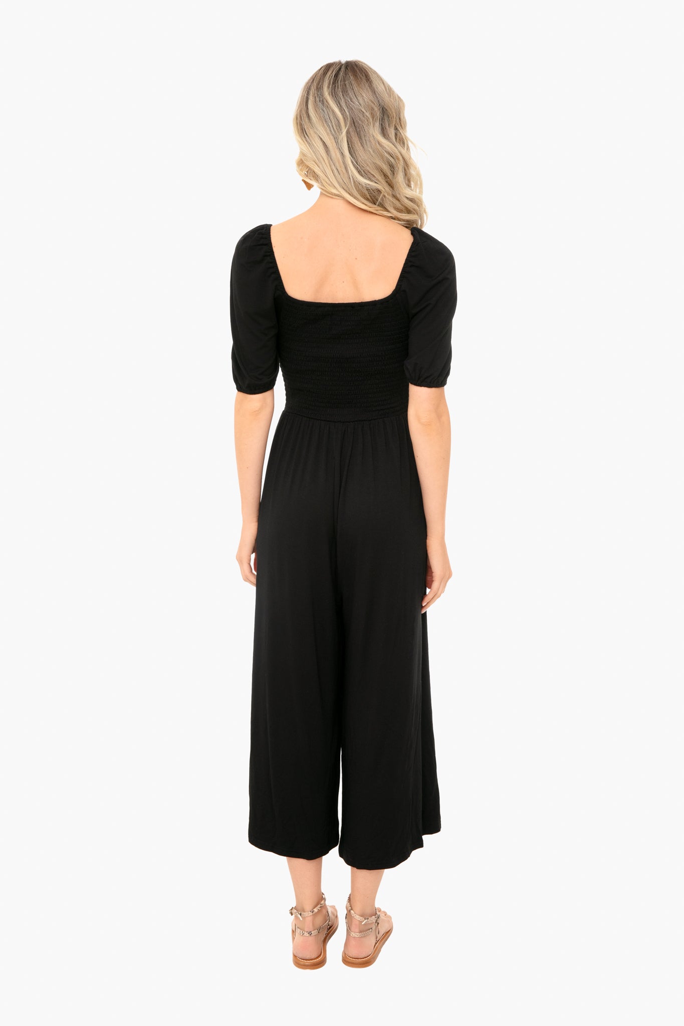 Smocked Jumpsuit