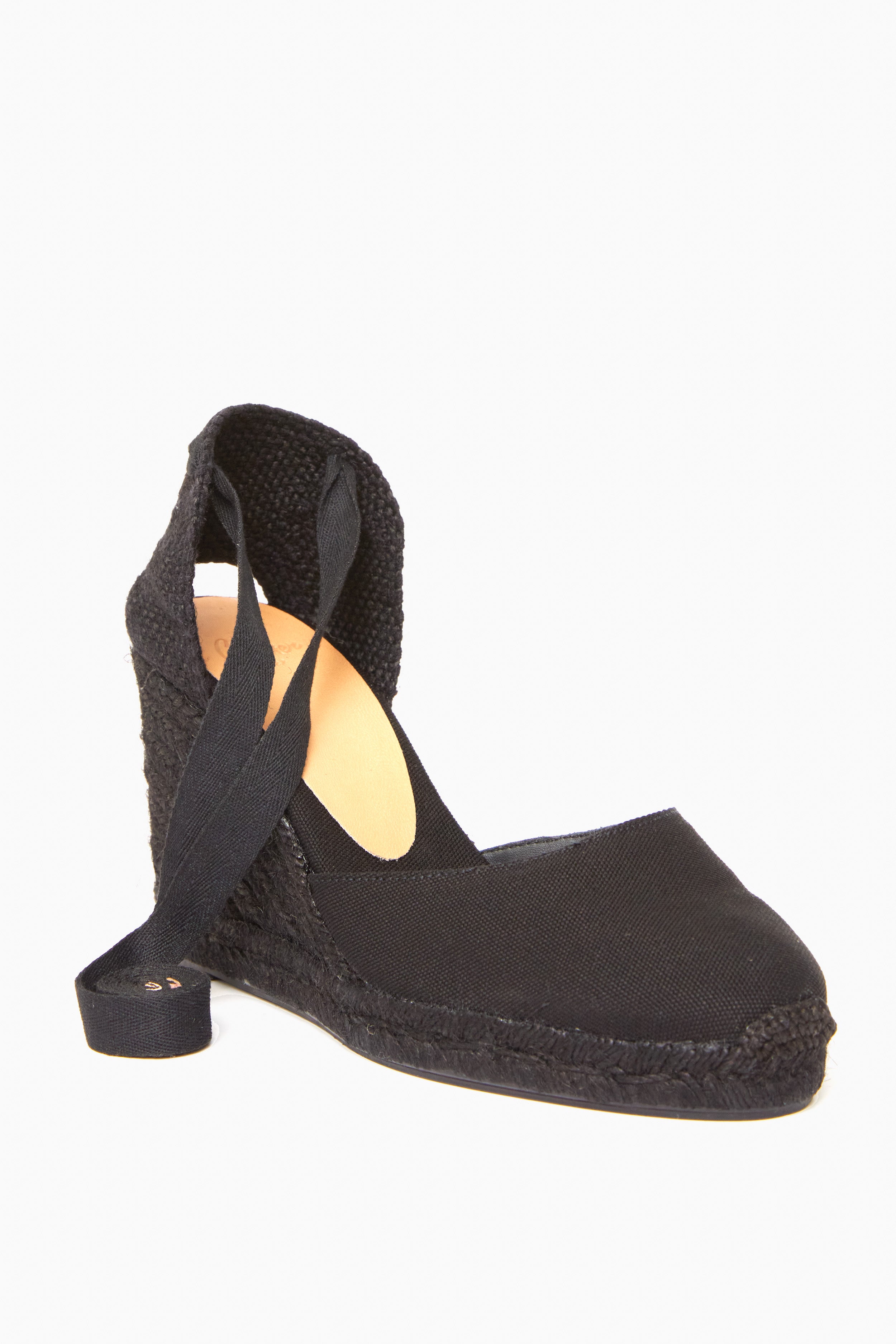 Black Carina Espadrilles Castaner