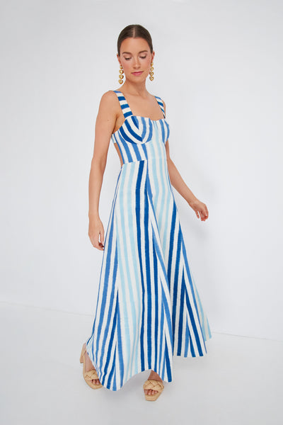 Blue tartan apron dress – bonjour e-shop
