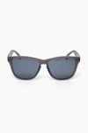 Sunski black rectangular wayfarer sunglasses with dark lenses, designed for a bold, modern look.