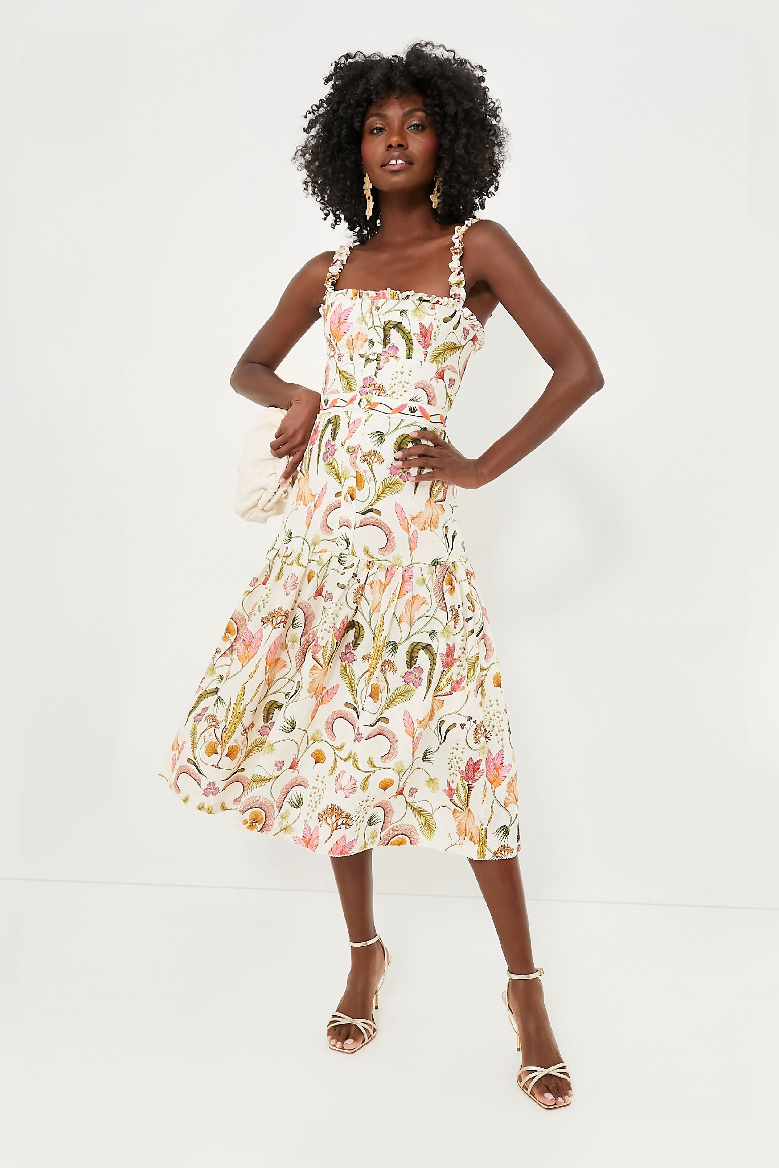 Habitat Nispero Midi Dress | AGUA BY AGUA BENDITA