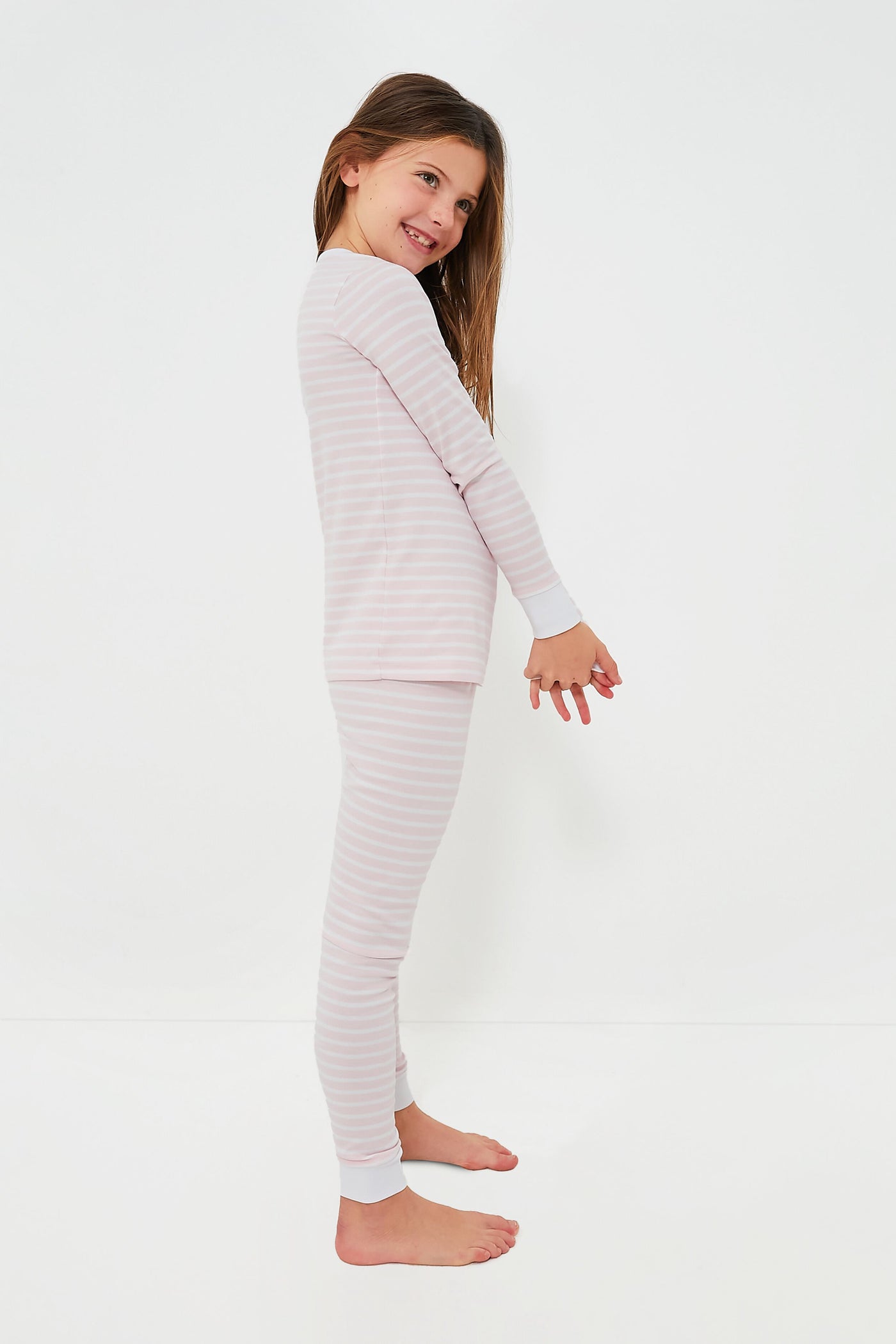 Pink Stripe Pajama Set