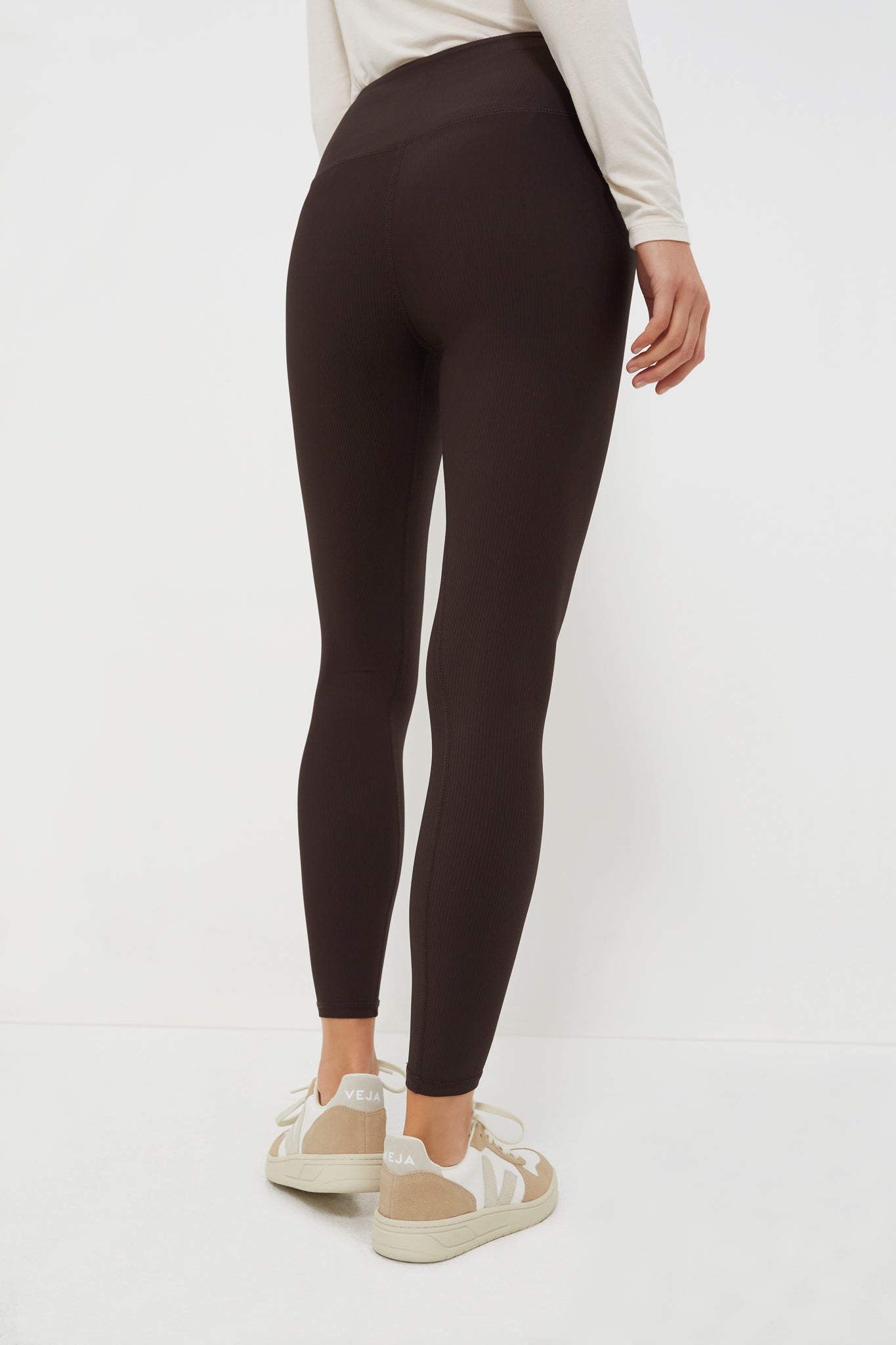 Varley Let's Move Rib High Legging 25 Chocolate Torte – Hamilton Hatt